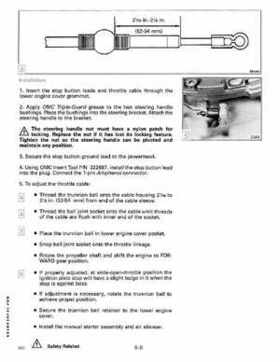 1991 Johnson Evinrude 9.9 Thru 30 HP Models Service Manual P/N 507946, Page 200