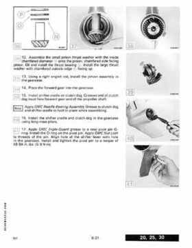 1991 Johnson Evinrude 9.9 Thru 30 HP Models Service Manual P/N 507946, Page 252