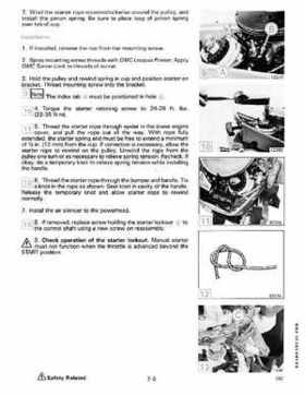 1991 Johnson Evinrude 9.9 Thru 30 HP Models Service Manual P/N 507946, Page 275