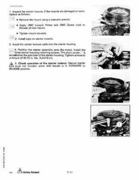 1991 Johnson Evinrude 9.9 Thru 30 HP Models Service Manual P/N 507946, Page 280