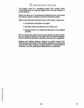 1991 Johnson Evinrude 9.9 Thru 30 HP Models Service Manual P/N 507946, Page 282