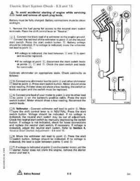 1991 Johnson Evinrude 9.9 Thru 30 HP Models Service Manual P/N 507946, Page 288