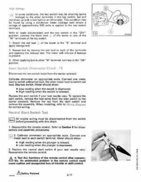1991 Johnson Evinrude 9.9 Thru 30 HP Models Service Manual P/N 507946, Page 297