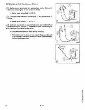 1991 Johnson Evinrude 9.9 Thru 30 HP Models Service Manual P/N 507946, Page 309