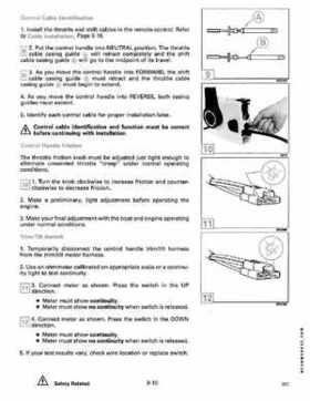 1991 Johnson Evinrude 9.9 Thru 30 HP Models Service Manual P/N 507946, Page 319
