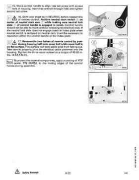 1991 Johnson Evinrude 9.9 Thru 30 HP Models Service Manual P/N 507946, Page 329
