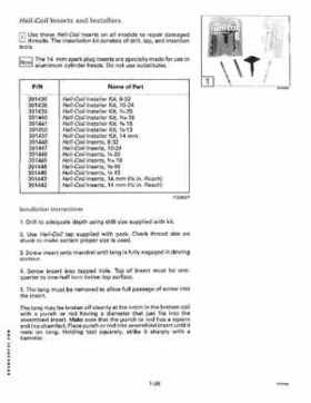 1991 Johnson Evinrude EI 60 Loop V Models 150, 175 outboards Service Repair Manual P/N 507950, Page 44