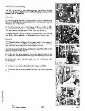 1991 Johnson Evinrude EI 60 Loop V Models 150, 175 outboards Service Repair Manual P/N 507950, Page 74