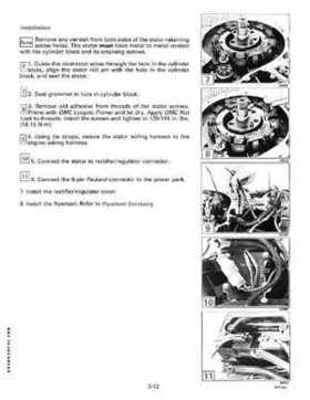 1991 Johnson Evinrude EI 60 Loop V Models 150, 175 outboards Service Repair Manual P/N 507950, Page 98