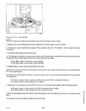 1991 Johnson Evinrude EI 60 Loop V Models 150, 175 outboards Service Repair Manual P/N 507950, Page 113