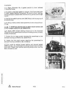 1991 Johnson Evinrude EI 60 Loop V Models 150, 175 outboards Service Repair Manual P/N 507950, Page 142