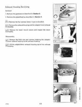 1991 Johnson Evinrude EI 60 Loop V Models 150, 175 outboards Service Repair Manual P/N 507950, Page 155