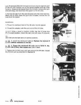 1991 Johnson Evinrude EI 60 Loop V Models 150, 175 outboards Service Repair Manual P/N 507950, Page 163