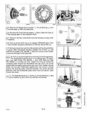 1991 Johnson Evinrude EI 60 Loop V Models 150, 175 outboards Service Repair Manual P/N 507950, Page 176