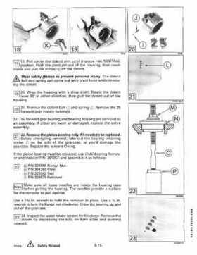 1991 Johnson Evinrude EI 60 Loop V Models 150, 175 outboards Service Repair Manual P/N 507950, Page 178