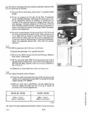 1991 Johnson Evinrude EI 60 Loop V Models 150, 175 outboards Service Repair Manual P/N 507950, Page 188