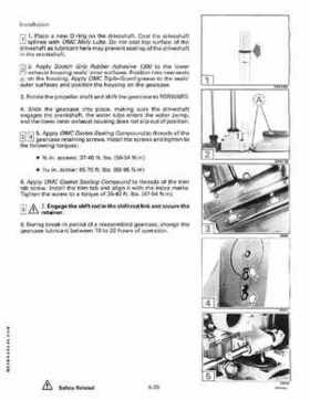 1991 Johnson Evinrude EI 60 Loop V Models 150, 175 outboards Service Repair Manual P/N 507950, Page 189