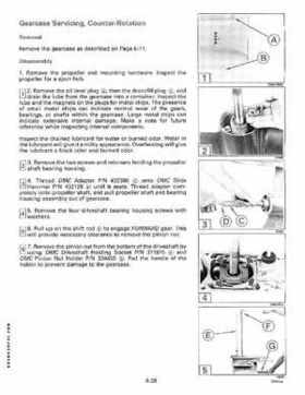 1991 Johnson Evinrude EI 60 Loop V Models 150, 175 outboards Service Repair Manual P/N 507950, Page 191