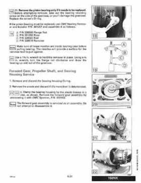 1991 Johnson Evinrude EI 60 Loop V Models 150, 175 outboards Service Repair Manual P/N 507950, Page 194