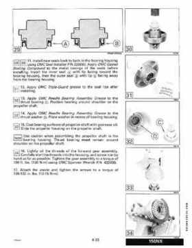1991 Johnson Evinrude EI 60 Loop V Models 150, 175 outboards Service Repair Manual P/N 507950, Page 196
