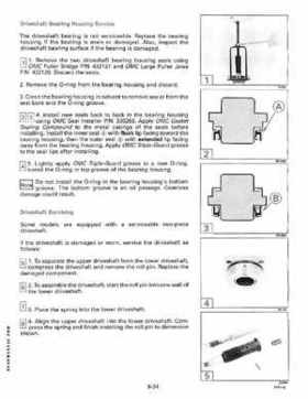 1991 Johnson Evinrude EI 60 Loop V Models 150, 175 outboards Service Repair Manual P/N 507950, Page 197