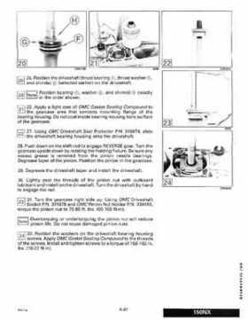 1991 Johnson Evinrude EI 60 Loop V Models 150, 175 outboards Service Repair Manual P/N 507950, Page 204