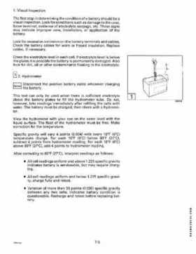 1991 Johnson Evinrude EI 60 Loop V Models 150, 175 outboards Service Repair Manual P/N 507950, Page 213