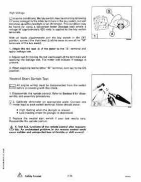 1991 Johnson Evinrude EI 60 Loop V Models 150, 175 outboards Service Repair Manual P/N 507950, Page 222