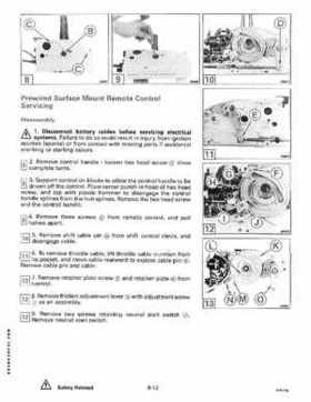 1991 Johnson Evinrude EI 60 Loop V Models 150, 175 outboards Service Repair Manual P/N 507950, Page 249
