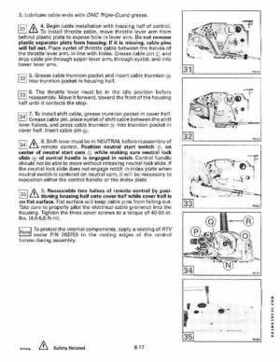 1991 Johnson Evinrude EI 60 Loop V Models 150, 175 outboards Service Repair Manual P/N 507950, Page 254