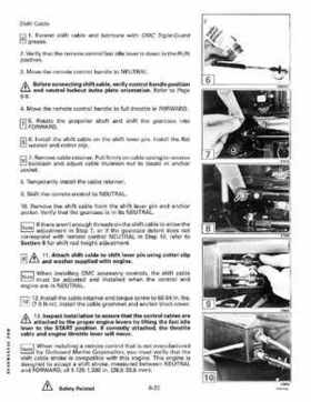 1991 Johnson Evinrude EI 60 Loop V Models 150, 175 outboards Service Repair Manual P/N 507950, Page 259