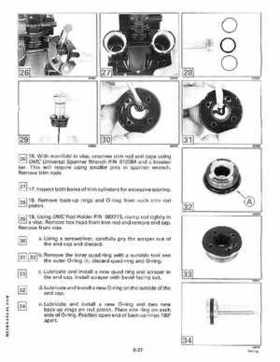 1991 Johnson Evinrude EI 60 Loop V Models 150, 175 outboards Service Repair Manual P/N 507950, Page 291