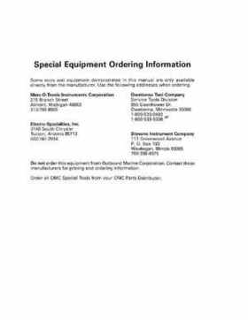 1991 Johnson Evinrude EI 60 Loop V Models 150, 175 outboards Service Repair Manual P/N 507950, Page 322