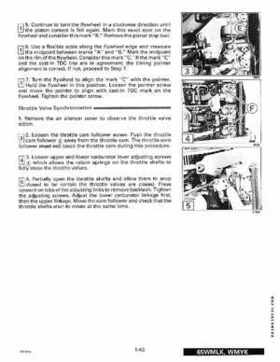 1991 Johnson/Evinrude EI 60 thru 70 outboards Service Repair Manual P/N 507948, Page 49