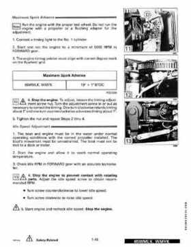 1991 Johnson/Evinrude EI 60 thru 70 outboards Service Repair Manual P/N 507948, Page 51