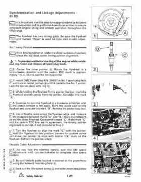 1991 Johnson/Evinrude EI 60 thru 70 outboards Service Repair Manual P/N 507948, Page 52