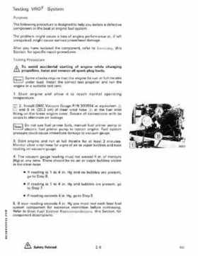 1991 Johnson/Evinrude EI 60 thru 70 outboards Service Repair Manual P/N 507948, Page 69