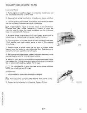 1991 Johnson/Evinrude EI 60 thru 70 outboards Service Repair Manual P/N 507948, Page 85