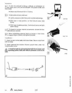 1991 Johnson/Evinrude EI 60 thru 70 outboards Service Repair Manual P/N 507948, Page 88