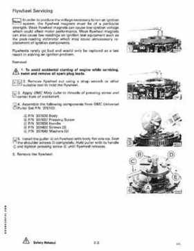 1991 Johnson/Evinrude EI 60 thru 70 outboards Service Repair Manual P/N 507948, Page 107