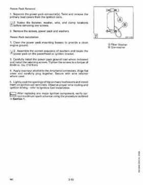1991 Johnson/Evinrude EI 60 thru 70 outboards Service Repair Manual P/N 507948, Page 118