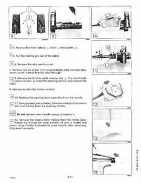 1991 Johnson/Evinrude EI 60 thru 70 outboards Service Repair Manual P/N 507948, Page 190