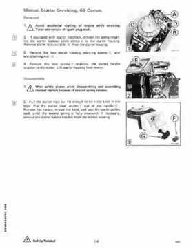 1991 Johnson/Evinrude EI 60 thru 70 outboards Service Repair Manual P/N 507948, Page 221