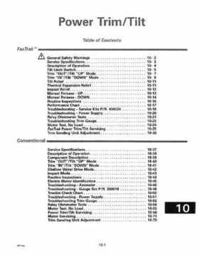 1991 Johnson/Evinrude EI 60 thru 70 outboards Service Repair Manual P/N 507948, Page 274