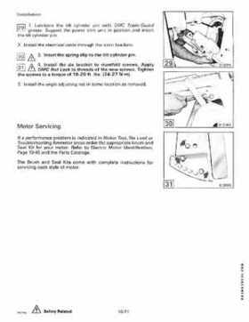 1991 Johnson/Evinrude EI 60 thru 70 outboards Service Repair Manual P/N 507948, Page 344