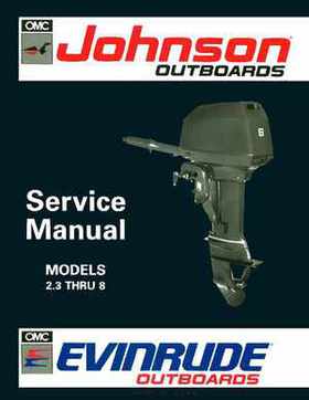 1992 Johnson/Evinrude EN 2.3 thru 8 outboards Service Repair Manual, P/N 508141, Page 1