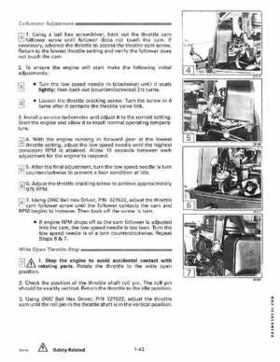 1992 Johnson/Evinrude EN 2.3 thru 8 outboards Service Repair Manual, P/N 508141, Page 49