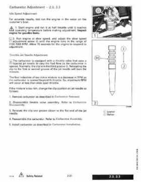 1992 Johnson/Evinrude EN 2.3 thru 8 outboards Service Repair Manual, P/N 508141, Page 77