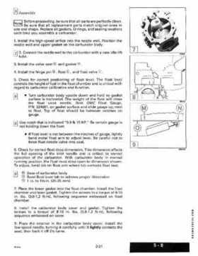 1992 Johnson/Evinrude EN 2.3 thru 8 outboards Service Repair Manual, P/N 508141, Page 87