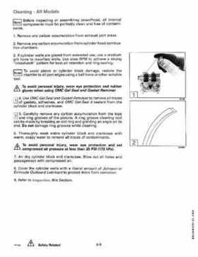 1992 Johnson/Evinrude EN 2.3 thru 8 outboards Service Repair Manual, P/N 508141, Page 151